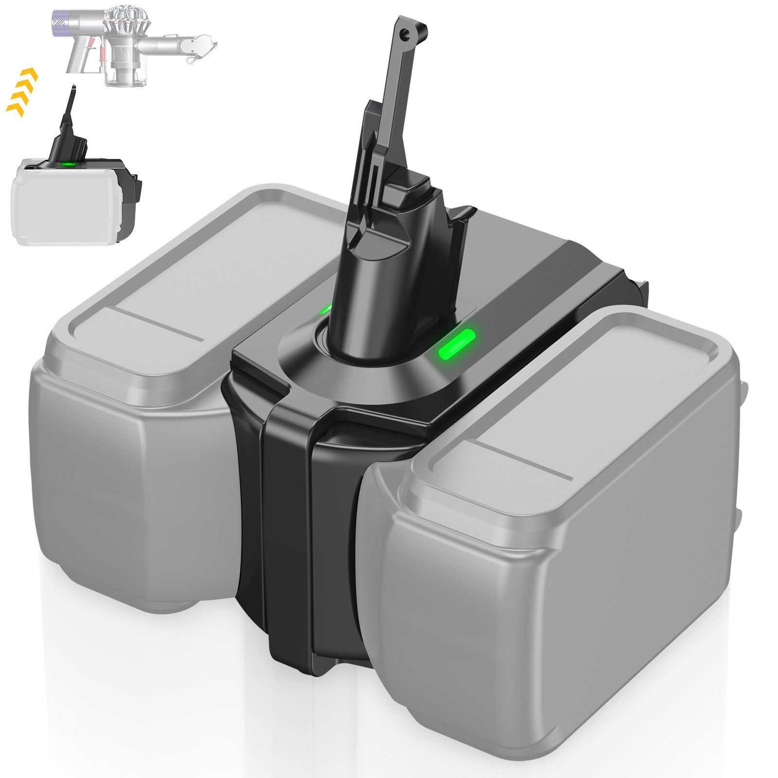 Adaptación para DYSON Dyson Vacuum Cleaner V7 V8 Adaptación para herramientas de Watch Makeda Dewey Batería de litio