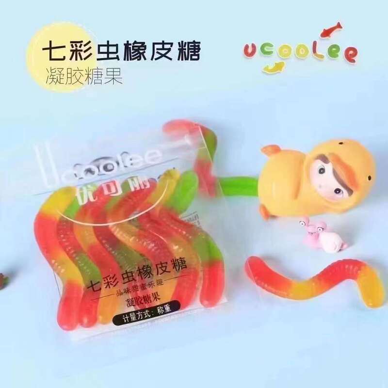 Ubeli Colorful Insect Gummy Candy Bubble Gum Bulk One Pack of 2.5kg Candy Snacks Wholesale Ubeli Colorful Insect Gummy Candy Bubble Gum Bulk One Pack of 2.5kg Candy Snacks Wholesale