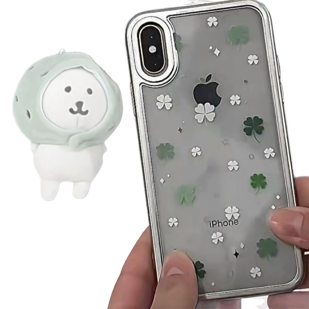 Apple, счастливый клевер, iPhone 16, серебряный чехол для телефона, 14, 14 Pro Max, 13/12, защита от падений