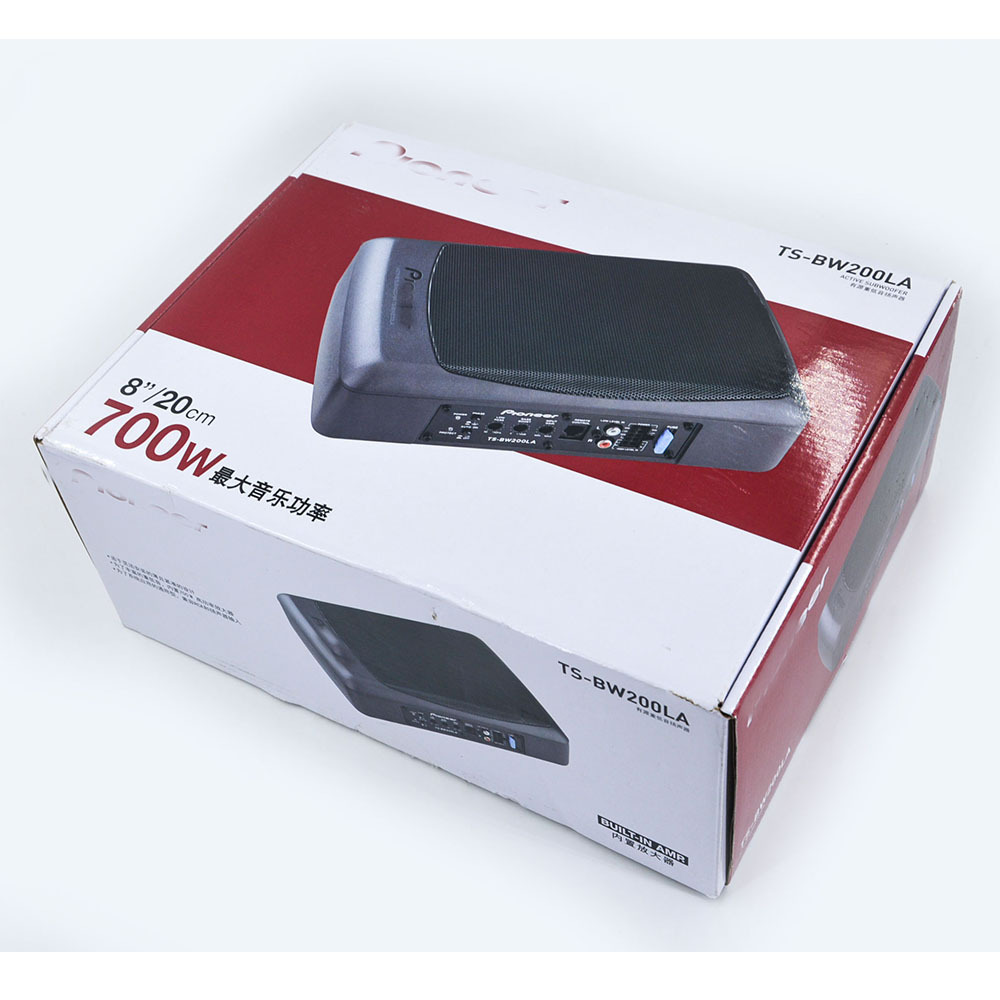 Bw200La Ultra-Thin Heavy Bass Active Car Subwoofer Car Audio Speaker Car Subwoofer under Seat
