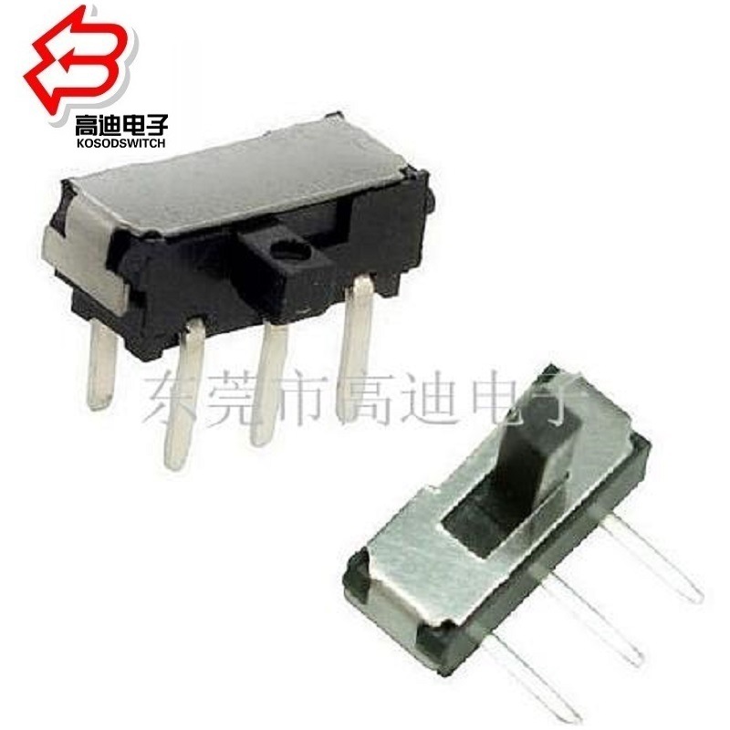 二档拨动开关双排6脚,两段拨动开关单排3脚,迷你两档滑动开关卧式