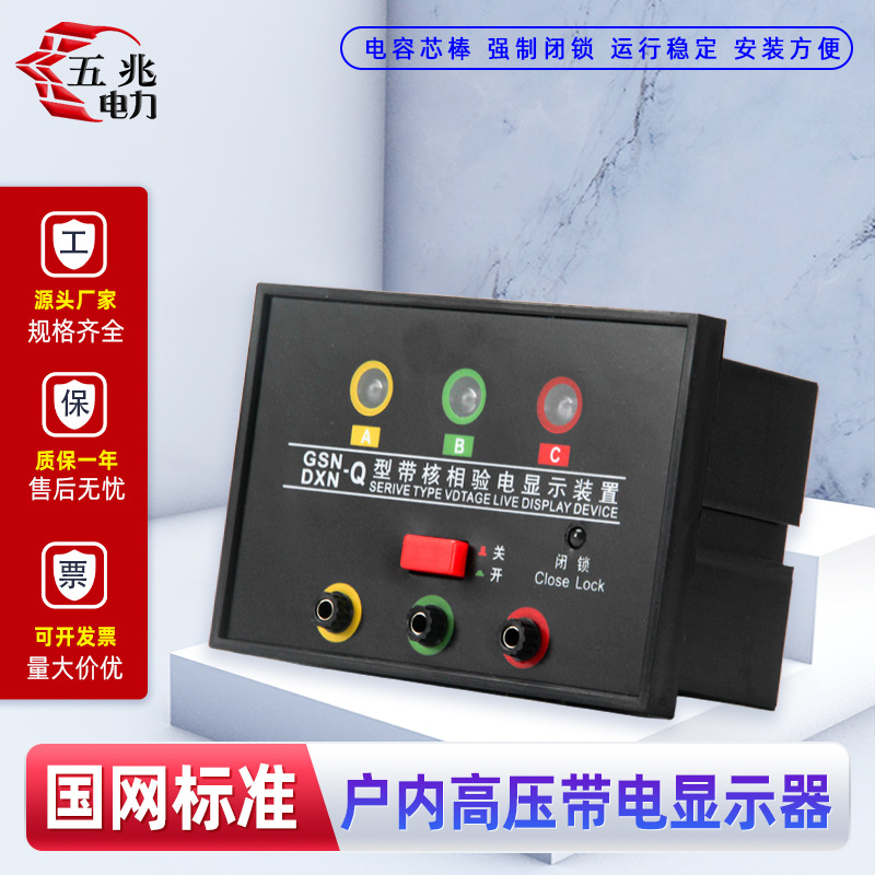GSN/DXN-T型带核相验电显示装置GSN/DXN-Q高压带电显示器