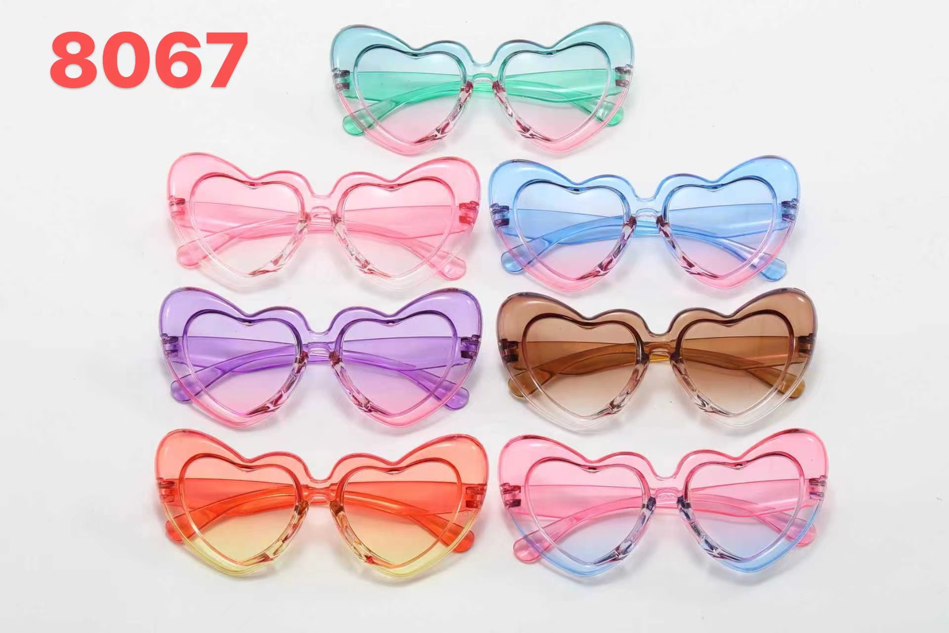 2026 gafas de sol para niños en un marco al por mayor una pieza de joyería de una variedad de combinación de gafas de sol para niños en stock