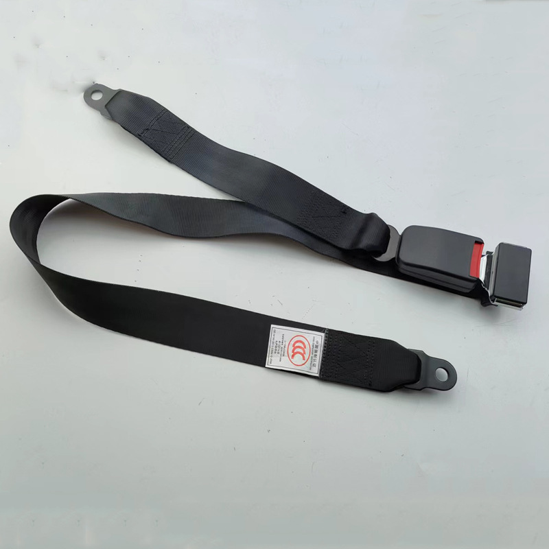 Seat Two-Point Safety Belt for Passenger Buses, School Buses, and Vans, Extra-Long 1.6m Manual Adjustment Two-Point Safety Belt
