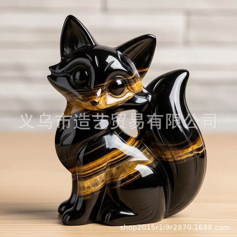 新品Cute little fox ornaments 可爱的小狐狸摆件|undefined