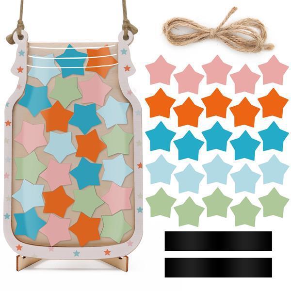 Personalized Moon Reward Jar 带代币的星星奖励 存钱罐儿童礼物|undefined