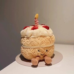 Jc誕生日ケーキ音楽人形かわいいぬいぐるみおもちゃ誕生日プレゼント女の子人形置物