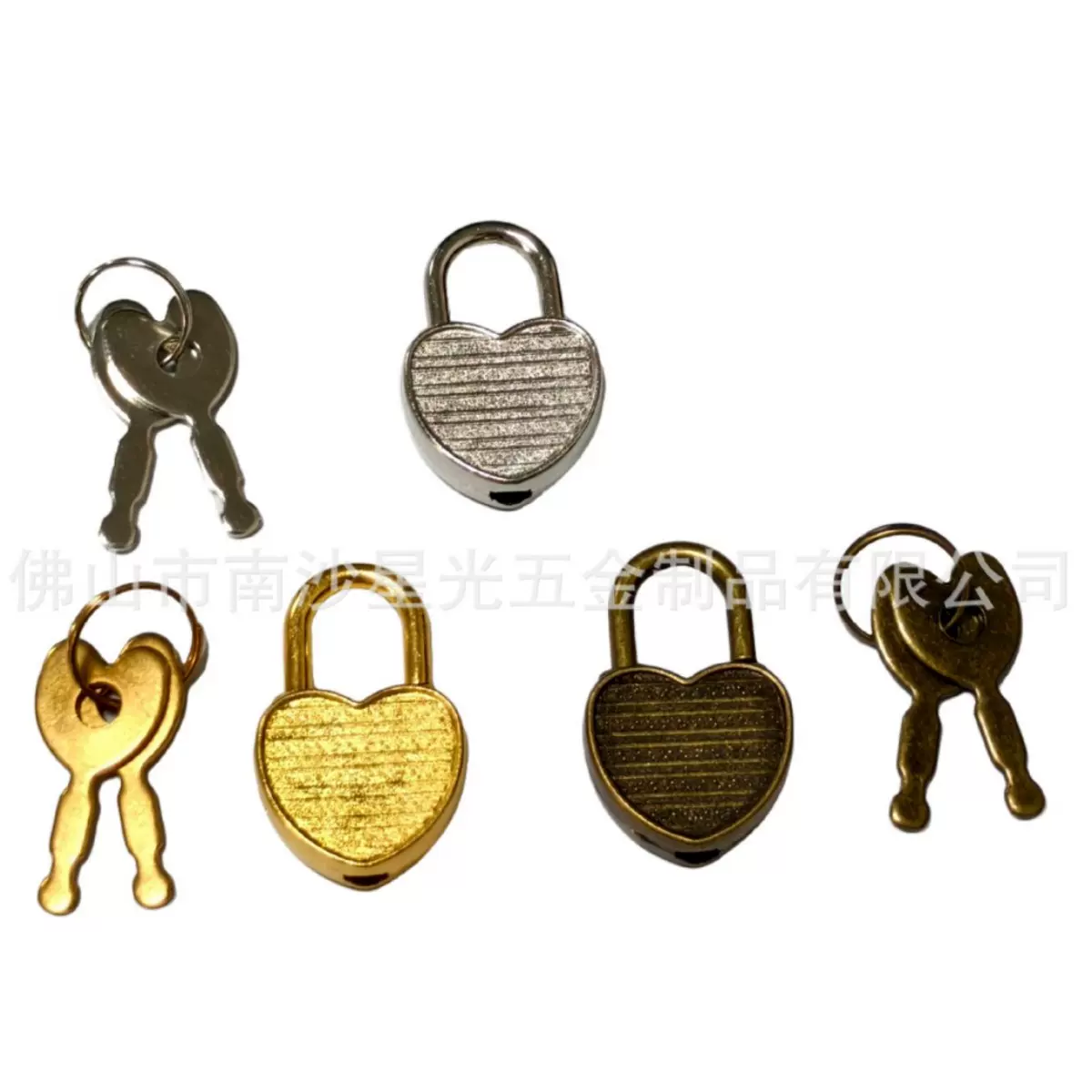 厂家迷你可爱的日记本小锁装饰锁挂锁锁头精致心形锁爱心小锁头