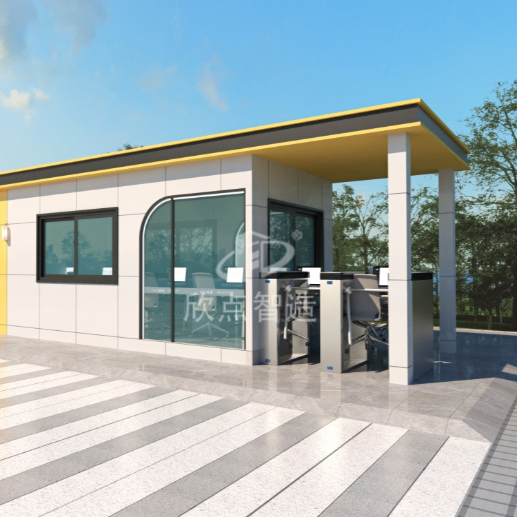 Puesto de guardia, puesto de seguridad, sala de guardia comunitaria móvil al aire libre, estacionamiento escénico, puesto de peaje de guardia, fabricante de quioscos de guardia