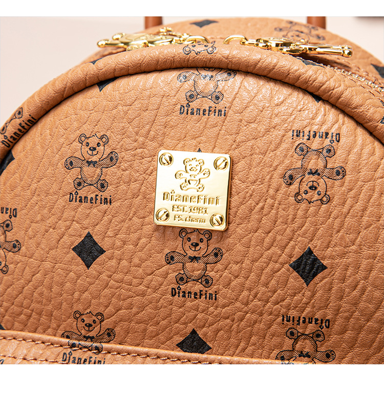Cross-Border Real Picture With Label Genuine Leather C Backpack For Women M College Student Large Capacity Travel Bag_voghion.com