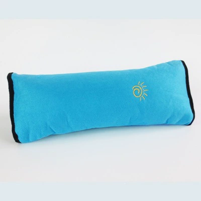 Car Seatbelt Shoulder Pad, Headrest, Car Sleeping Gadget, Creative In-Car Pillow, Comfortable Children's Car Interior Accessory (Seat belt shoulder pad) - blue