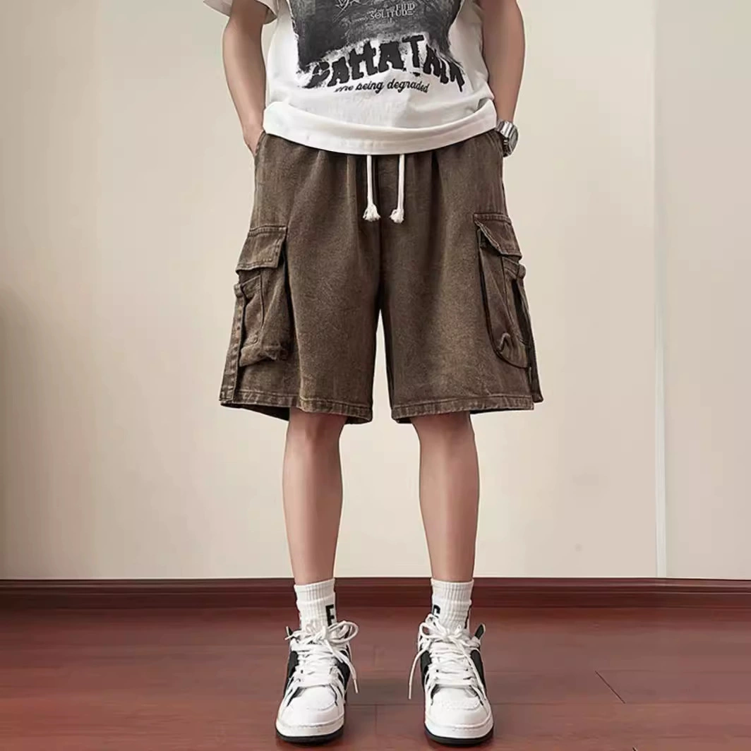 Джинсовая юбка, брендовые шорты, летние брюки для отдыха, oversize, американский стиль