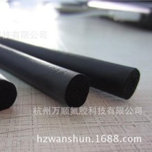 氟胶圆条2.5mm 多规格挤出氟胶制品密封条订 做 黑色氟胶密封圆条