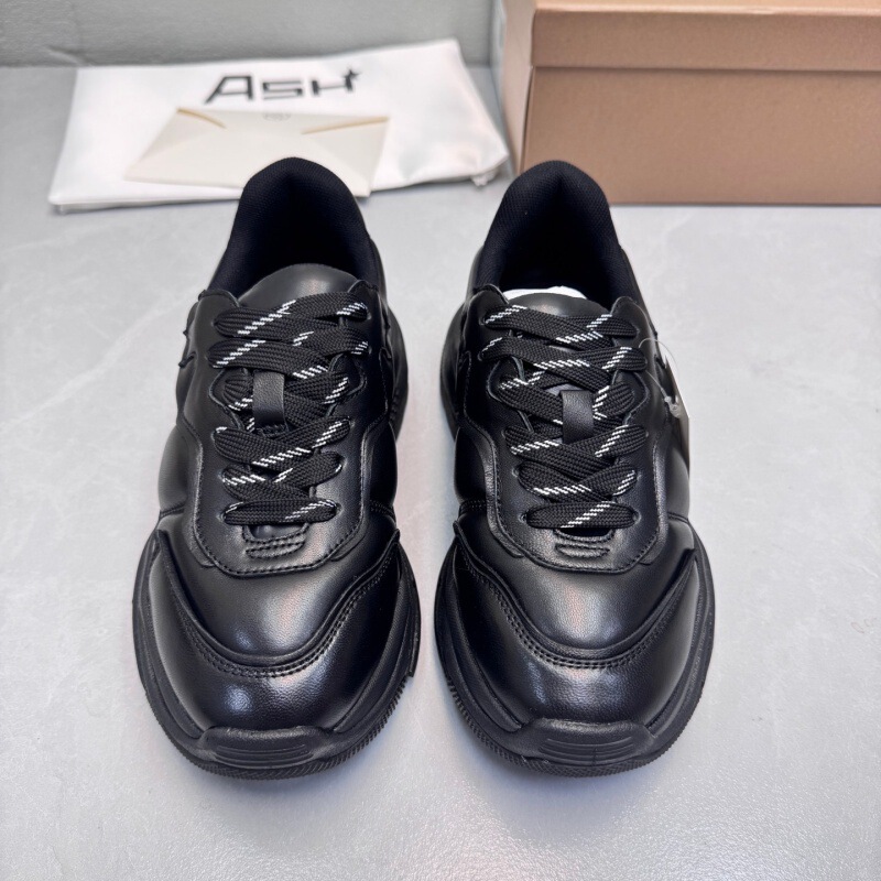 Breathable Women's Shoes, Genuine Leather, Lightweight Dad Shoes, Height-Increasing Thick-Soled Dad Shoes, Fashionable, Casual, Versatile, Stylish, Height-Enhancing