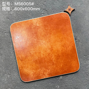 Retro 600x 600 Round Rounded Antique Tile European Living Room Floor Tile Mediterranean Homestay Style Balcony Floor Tile Tile
