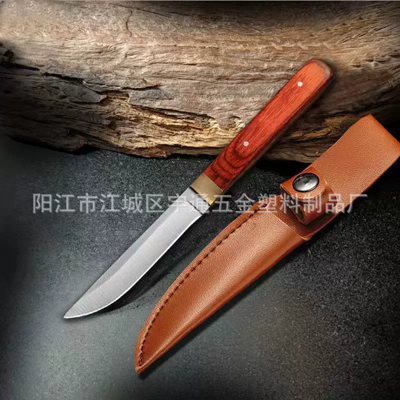 阳江水果刀批发不锈钢小刀蒙古小刀蒙古手把肉刀户外小刀蒙古刀具