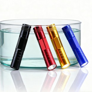 迷你手電筒小5號電池式鋁合金家用便攜LED強光手電筒商超禮品批發