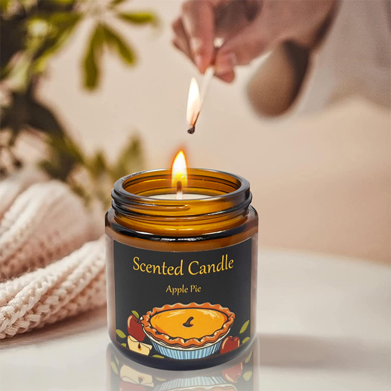 Velas aromáticas transfronterizas Seis regalos Kit Casa creativa sin humo Velas de fragancia de cera de soja con regalos al por mayor