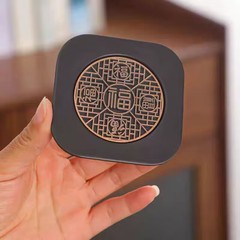 Wooden Cup Mat Heat Insulating Mat Household Office Heat Insulating Pad Tea Cup Saucer Gongfu Tea Ceremony Tea Set Accessories