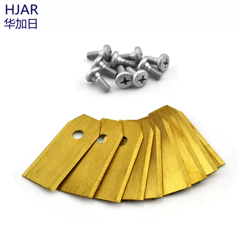 Automower0单孔金色割草机刀片 庭院草坪园林43mm加长割草机刀片