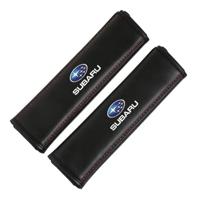 Anti-Abrasion Clothing Universal Interior Accessory: Seat belt shoulder pad - double-line-shoulder-pads-subaru