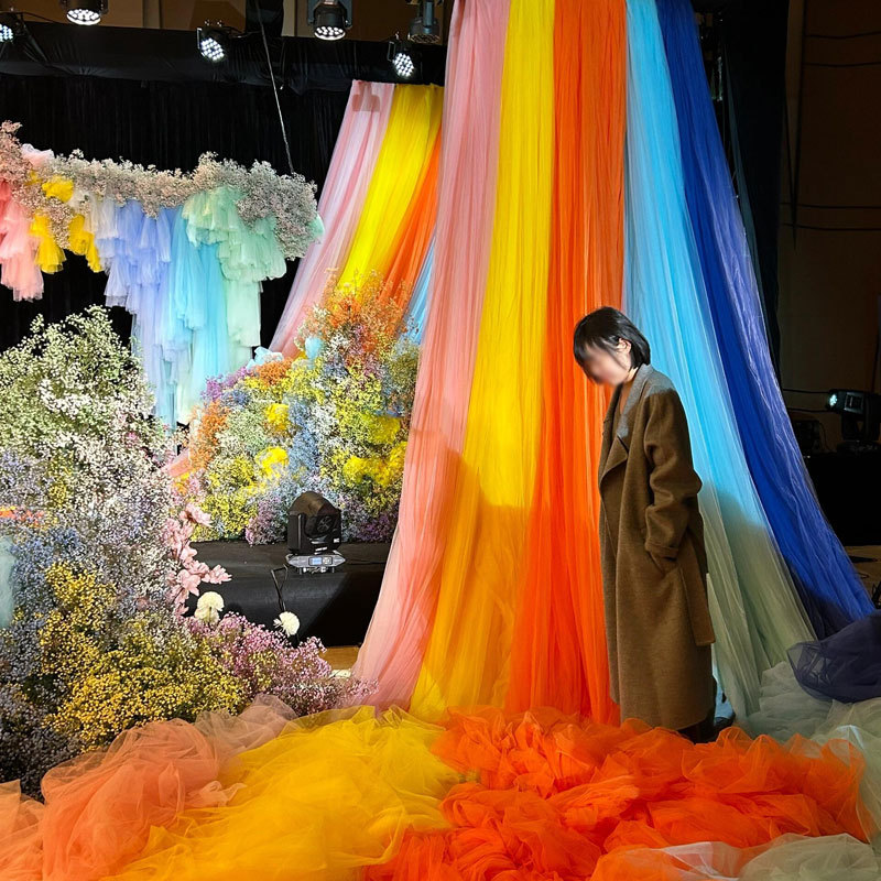 Sillas de boda transfronterizas cortina tela