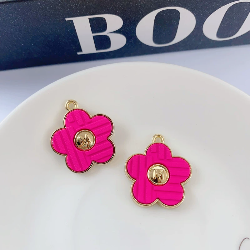 Korean earrings, pendant, accessories handmade, flowered