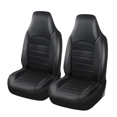 Car Seat Cover, One-Piece Seat Cover, Seat Cover for Foreign Trade and Cross-Border Sales (Universal seat cover) - gray-line-two-seater-universal-size