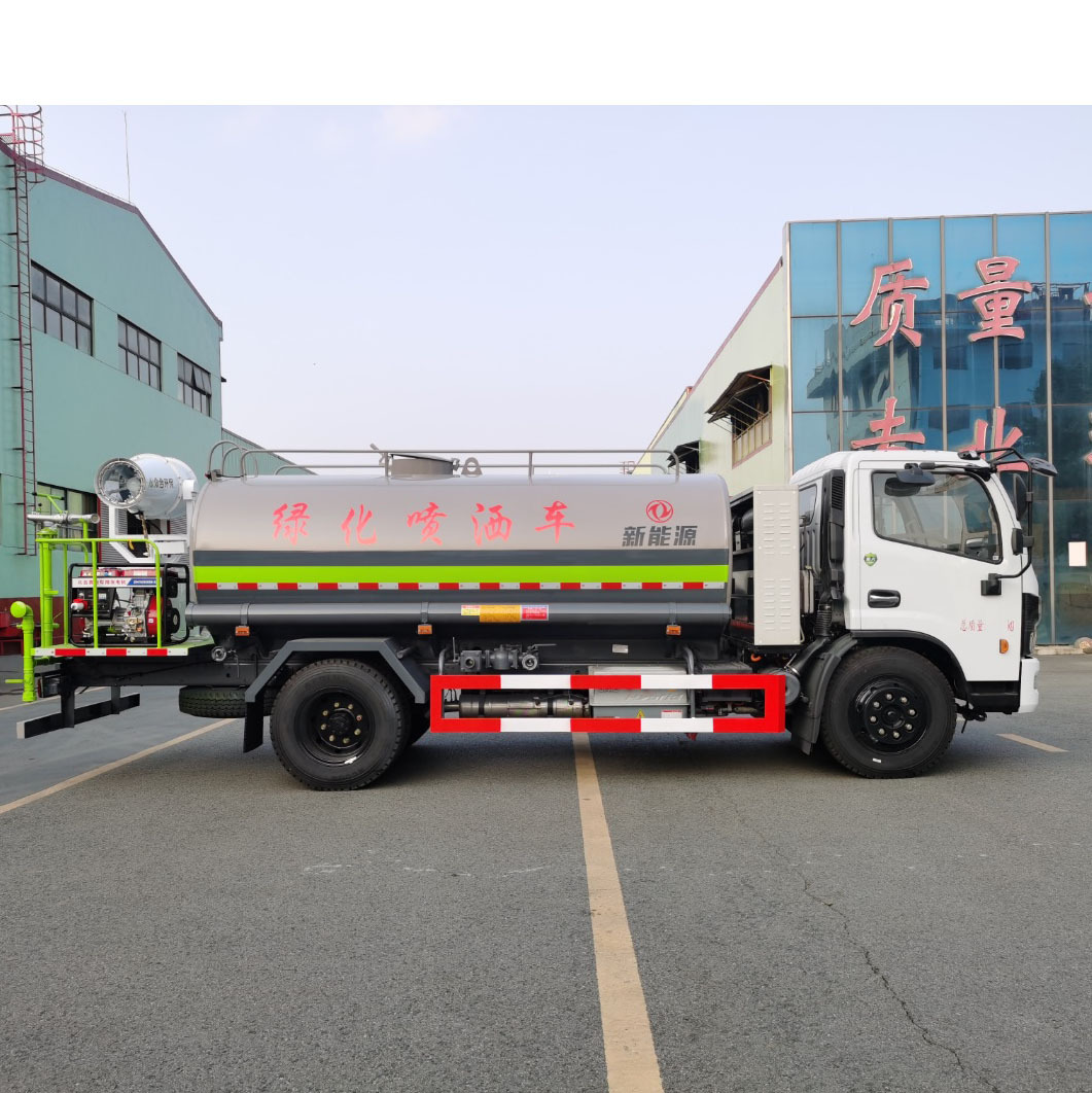 New Energy Sprinkler Truck Dongfeng 9-Ton Multi-Functional Greening and Dust-Suppression Sprinkler Truck for First-Tier Cities
