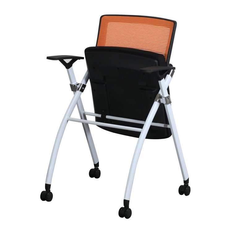silla, silla con tablero de escritura, silla de escritura, silla plegable de tela de malla, silla ergonómica comercial, silla de oficina, silla sedentaria