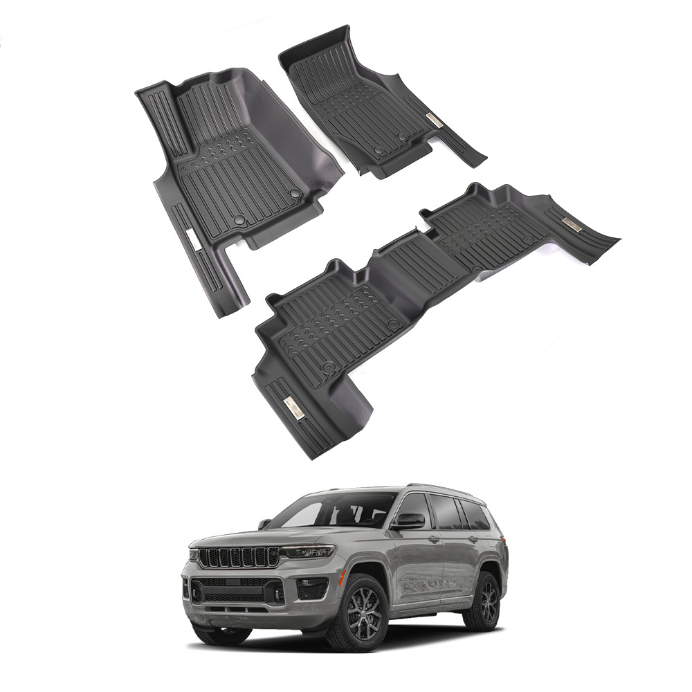 Alfombrillas para Jeep Grand Cherokee, Alfombrillas Especiales de Cobertura Total de TPE Impermeables