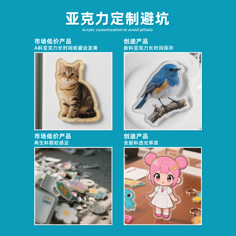 定制亚克力透卡票根明星演唱会应援周边卡通动漫博物馆文创定做|undefined