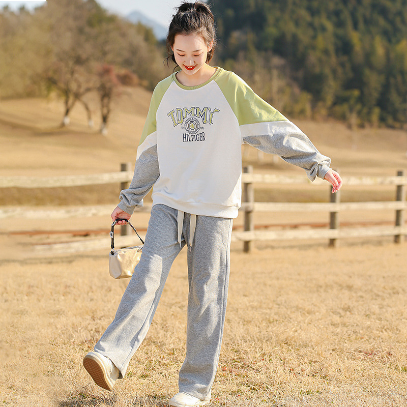 9915初中女生春装运动套装少女大童高中学生春季女孩青少年两件套