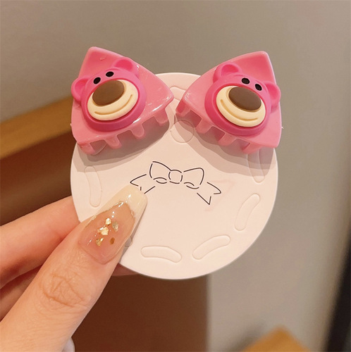 Children's Sanrio small scratching clip cartoon cat ears princess bangs clip hair accessories cute baby hair clip that does not hurt broken hair