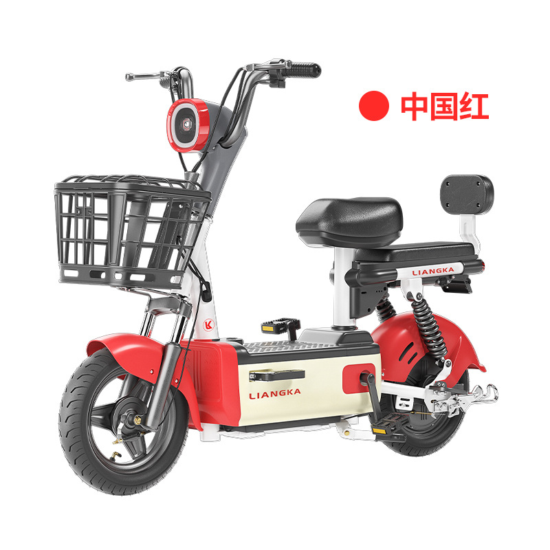 Liangca coche eléctrico estándar nacional bicicleta eléctrica coche de batería mujer pequeña 48 generación de coche de batería ligero para mujeres
