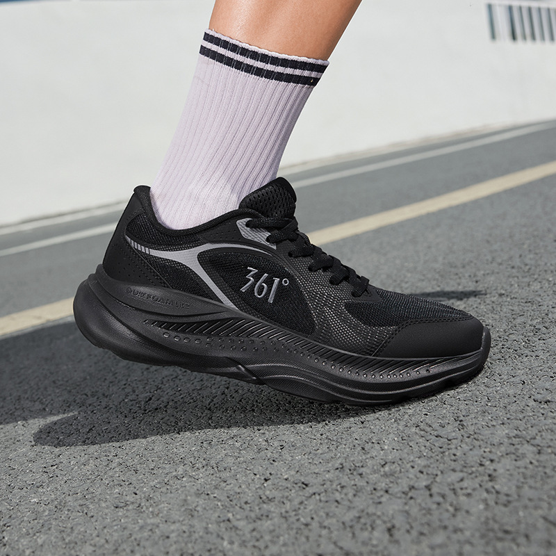 361 Xingyue Men's Running Shoes Summer Mesh Breathable Thick Sole Lightweight Shock-Absorbing 361 Wholesale Summer Breathable