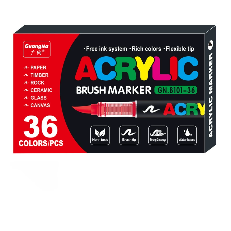Marker, acrylic for students, 120 colors