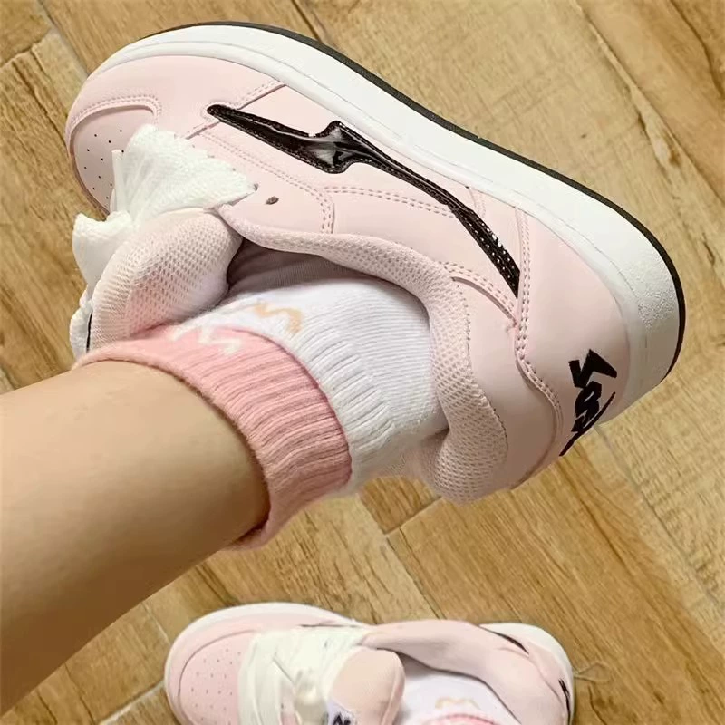 Tide, high sneakers platform, footwear, universal sports white shoes for leisure, trend of season