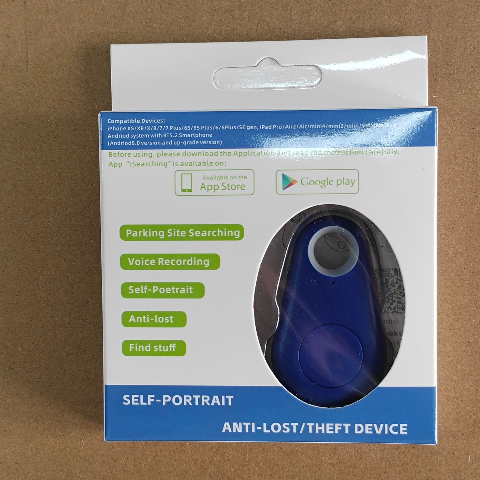 Localizador Bluetooth bidireccional con certificación internacional para llaves, billeteras, mascotas y objetos de valor, con recordatorio de gota de agua y función antipérdida, disponible en fábrica.