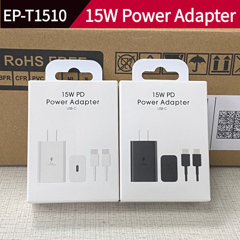 Suitable for Samsung 15W Fast Charging Charger Type-C Full Watt Us and European Standard T1510 Charging Head Wholesale Advantage Suitable for Samsung 15W Fast Charging Charger Type-C Full Watt Us and European Standard T1510 Charging Head Wholesale Advantage