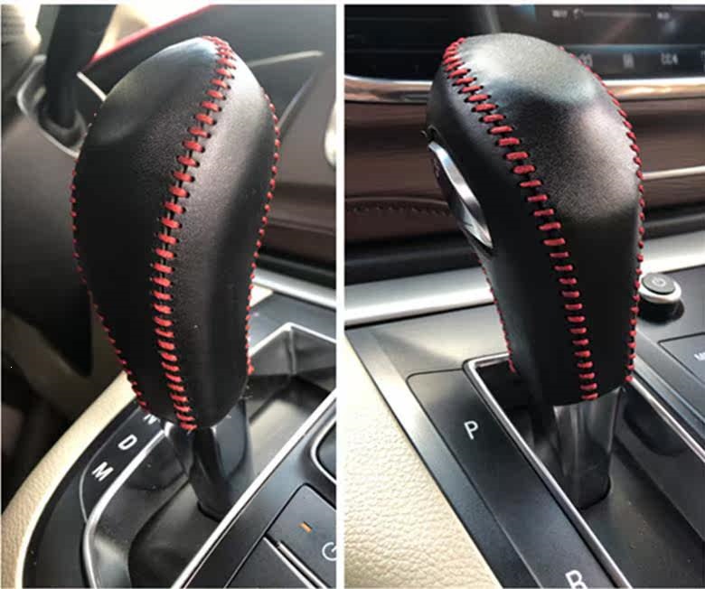 11-17 Buick GL8 25S genuine leather gear shift knob cover, gear shift lever cover, gear shift sleeve, gear position leather cover