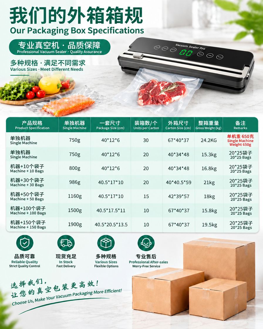 Vacuum sealing machine food preservation lock fresh design
