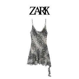 ZARK 欧美新款不对称印花迷你连衣裙 跨境外贸女装批发 3564117