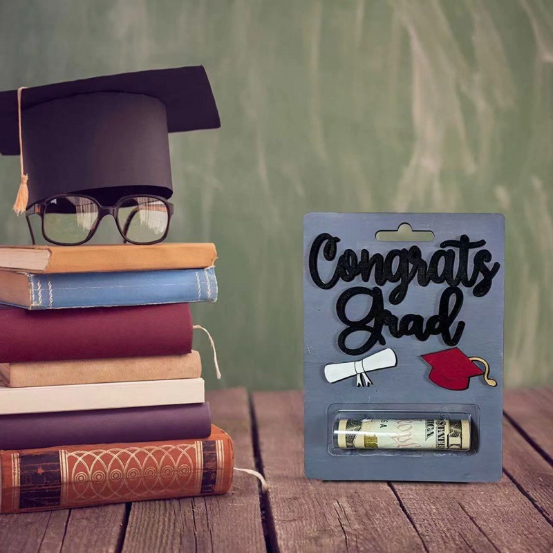 2023 Cross -border Explosion New Graduation Card Swing Creative…