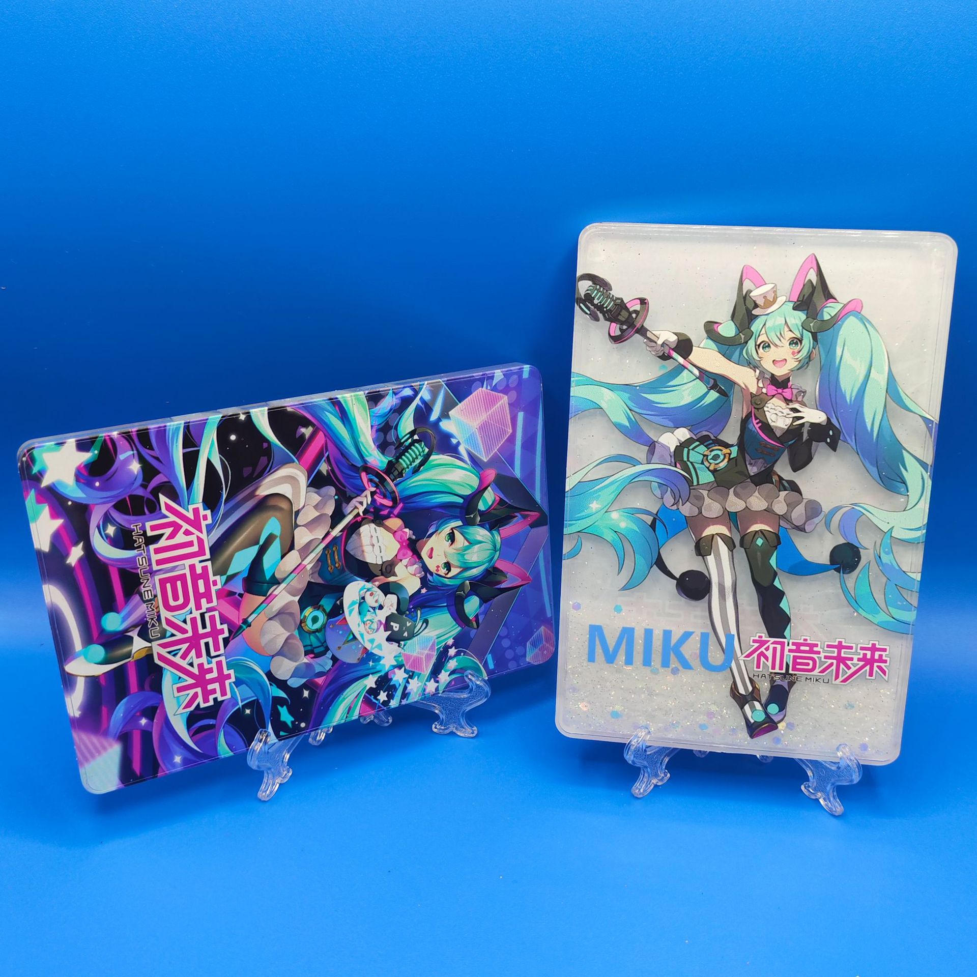 Serie de arenas movedizas de acrílico colorido Una variedad de marcos de fotos periféricos de animación de estrellas 10*15cm