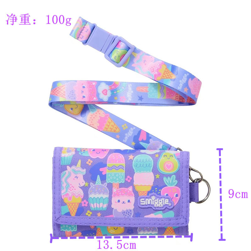 Mochila australiana smiggle escolares, mochila de hombro mediana y grande, mochila ultraligera de dibujos animados, mochila de hombro.