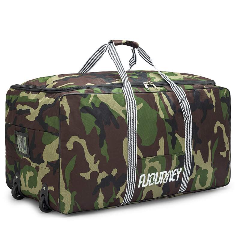 Bolsa de viaje de gran capacidad con ruedas, bolsa de viaje de vacaciones, bolsa de transporte portátil, bolsa de almacenamiento de edredón de alojamiento