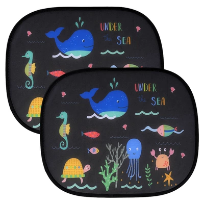 Sun shade: Heat Insulation, Static Cling Pvc - 4436-jellyfish