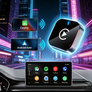 Universal Simsiz Carplay Adapteri, 2-i 1-də Android Auto Ekran Box