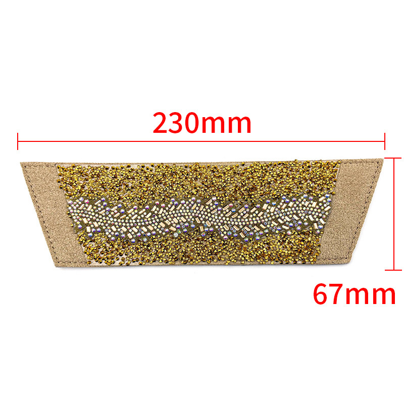 Nuevos accesorios de zapato DIY una sola forma de sandalias de diamante semiacabados zapatillas taladro superior